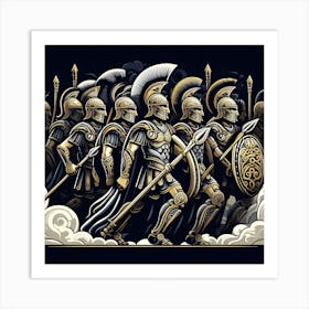 Spartan Warriors 1 Art Print