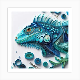 Iguana 6 Art Print