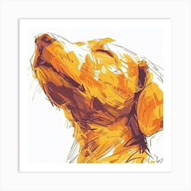 Dog Portrait Art Print