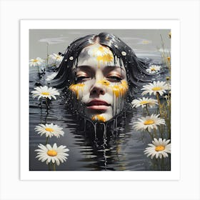 Daisy Girl Art Print