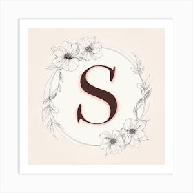 Letter S Art Print