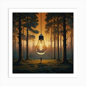 Default Title Illuminating Creativity Natures Geometric Lightb 1 Art Print