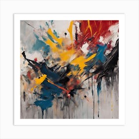 Abstract Painting D Art Print