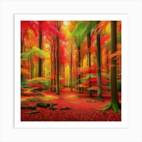 Autumn Forest Art Print