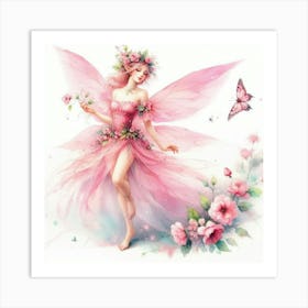 Pink Fairy 1 Art Print