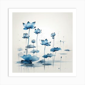 Lotus Flower Art Print