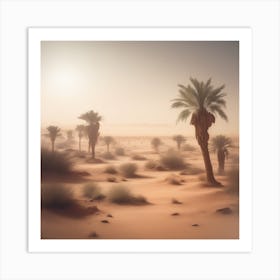 Desert Landscape - Desert Stock Videos & Royalty-Free Footage 16 Art Print