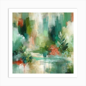 Abstract Landscape Painting 2 Art Print