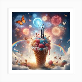 Ice Cream Cone 1 Art Print