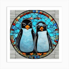 Penguins 2 Art Print