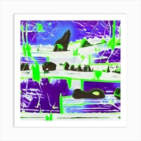 Polar Bears Art Print