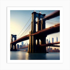 Brooklyn Bridge Art Print