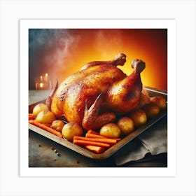 Chicken Food Restaurant34 Art Print