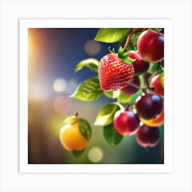 Fruit On A Tree Art Print