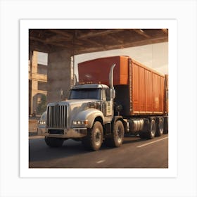 A sturdy truck Art Print