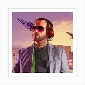 Grand Theft Auto Art Print