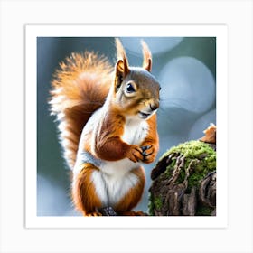 Red Squirrel 12 Art Print