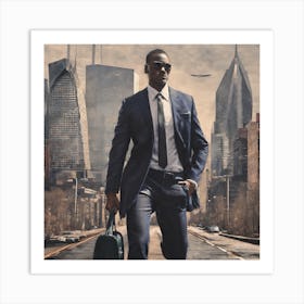 Man In A Suit 1 Art Print