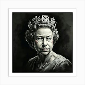 Queen Elizabeth II Art Print