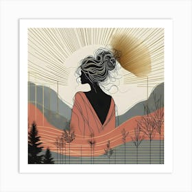 Portrait Of A Woman 23 Art Print