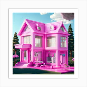 Barbie Dream House (178) Art Print