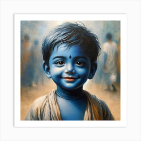 Bala Krishna Art Print