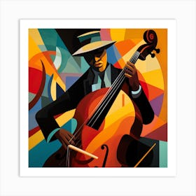 Jazz Musician 40 Art Print