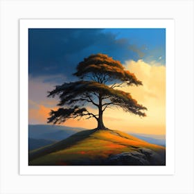 Lone Tree Art Print