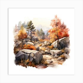 Watercolor Painting 5 Art Print