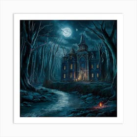 Haunted House 2 Art Print