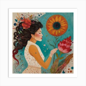 'Sunflower' Art Print