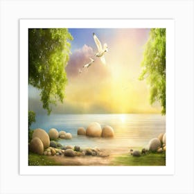 Sunrise Stock Videos & Royalty-Free Footage Art Print