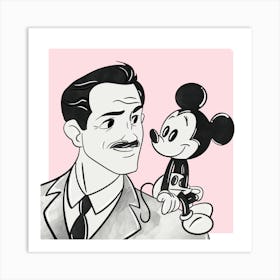 Mickey Mouse 4 Art Print