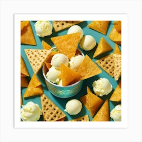 Ice Cream And Crackers 1 Art Print