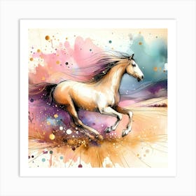 Creative Horse Beauty Illustration Nr 245 Art Print