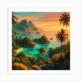 Tropical Paradise 9 Art Print