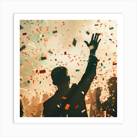 Confetti Party 1 Art Print