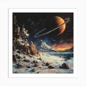 Saturn Art 1 Art Print