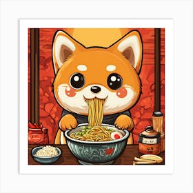 Shiba Inu 3 Art Print