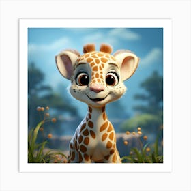 Giraffe 59 Art Print