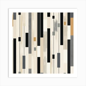 Abstract Stripes Art Print