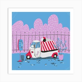 Ice Cream Truck Art Print