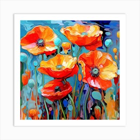 Poppies 34 Art Print