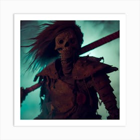 Zombie Warrior Art Print