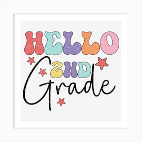 Hello 2nd Grade 01 Art Print