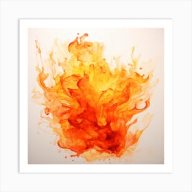 Fire Stock Videos & Royalty-Free Footage Art Print