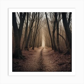 Path Through The Woods Art Print