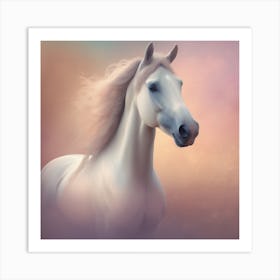 Horse art Art Print