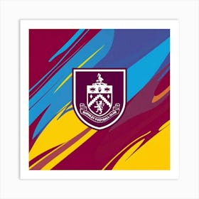 Burnley F.C Logo Wall Art 21 Art Print