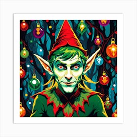 Elf On The Shelf 6 Art Print
